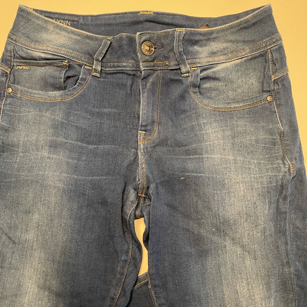 G-Star Light Blue Skinny Jeans for Women